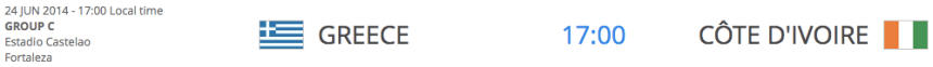 Greece v. Ivory Coast (Cote d'Ivoire)