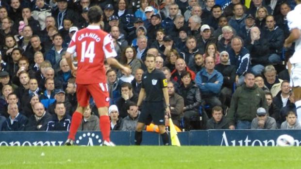 Even from a distance, he's dreamy.